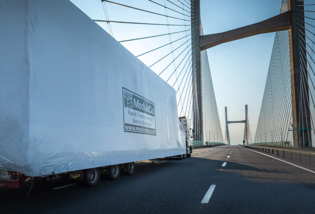 ModuleCo Modular Healthcare Facility In Transit Bridge Image