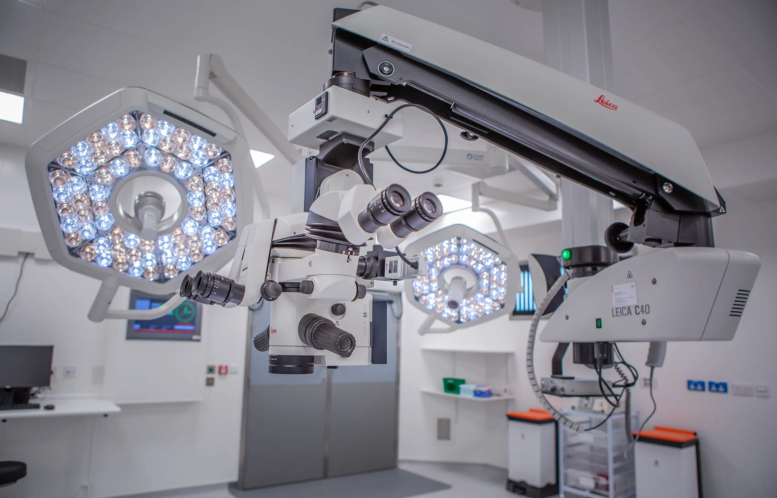 ModuleCo Modular Day Surgery Unit Ophthalmic Operating Theatre Eye Surgery Unit Microscope Image