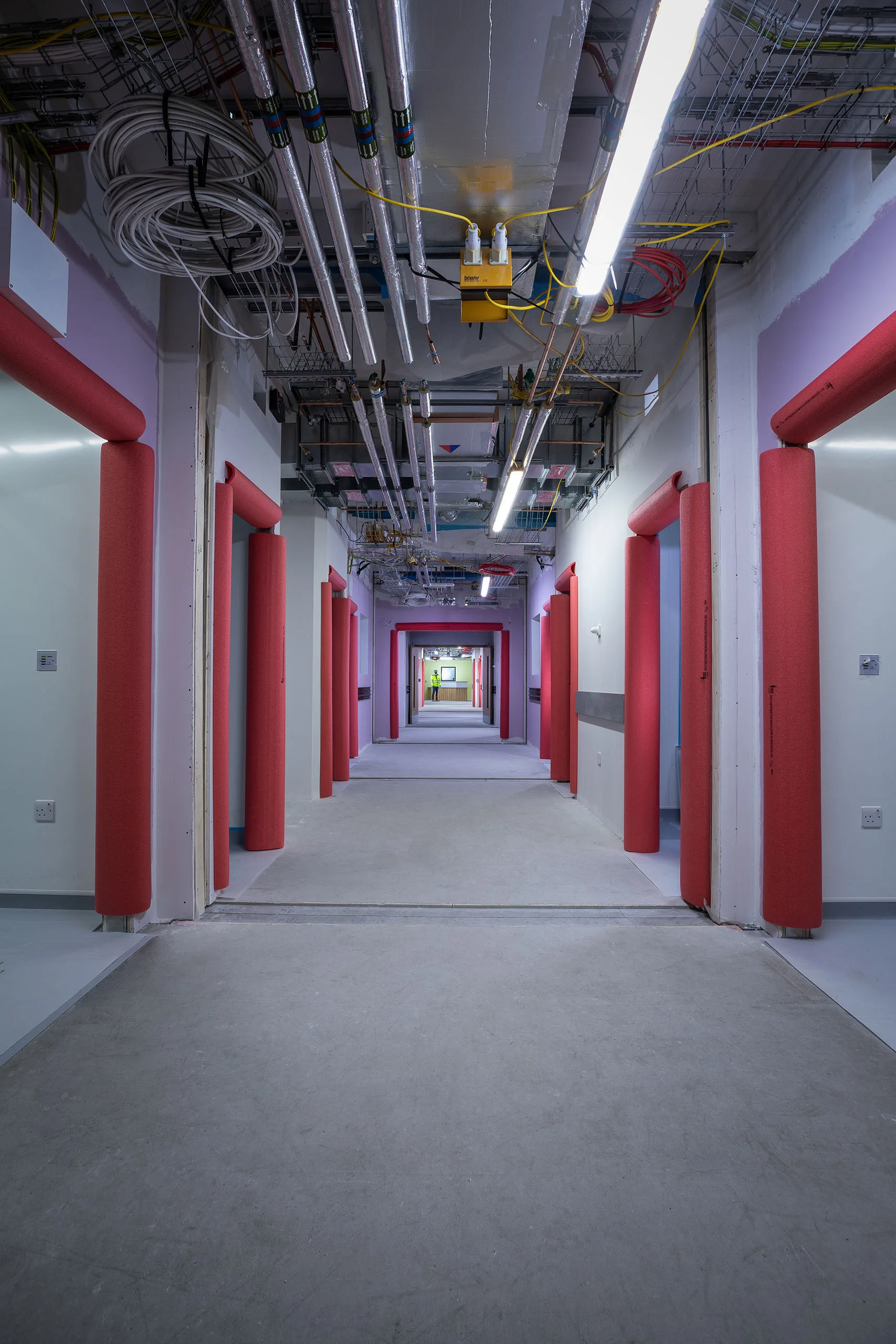 ModuleCo Modular Healthcare Facility Off-Site Construction Hospital Ward Corridor Image