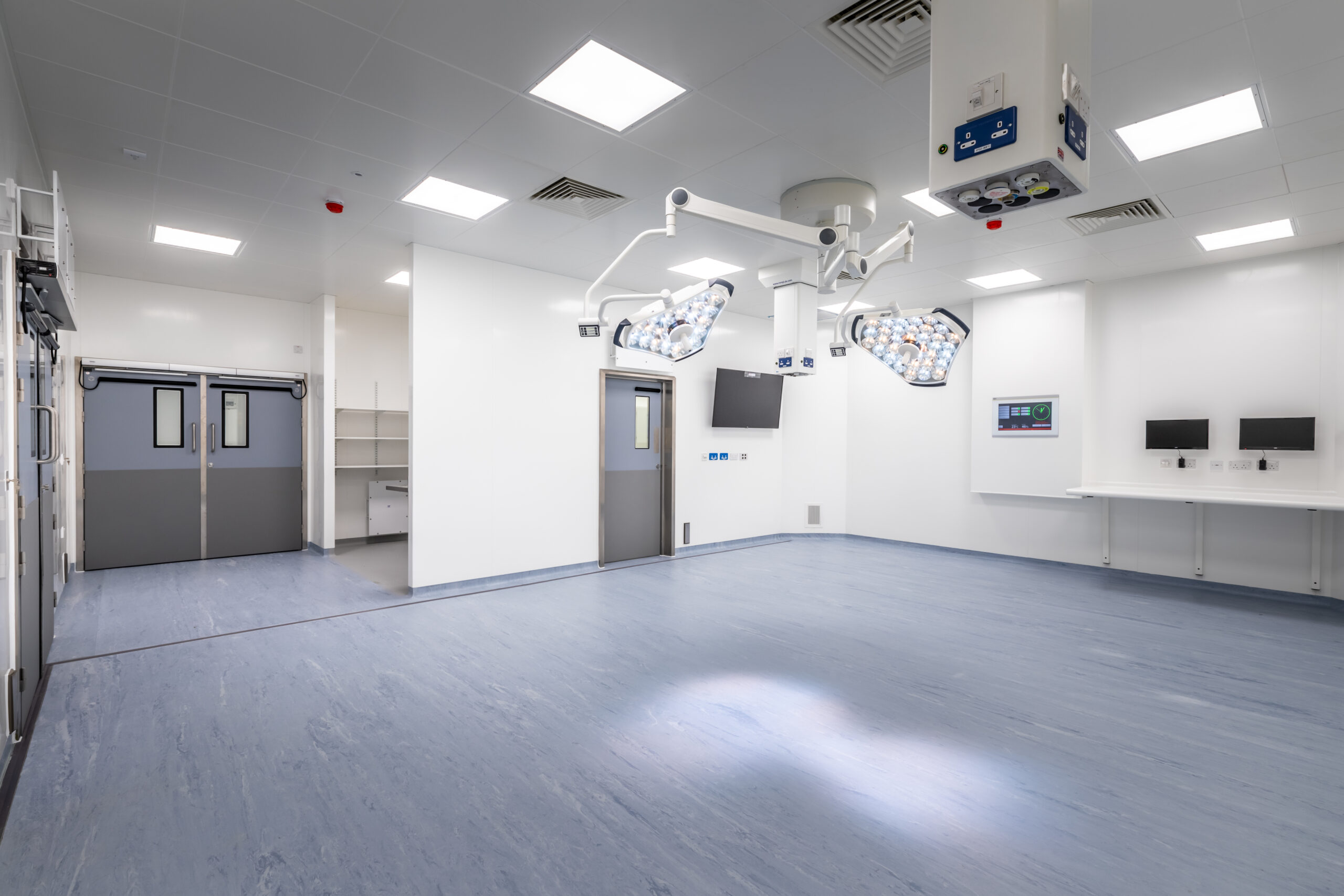 Twin Operating Theatre at Leicester General Hospital – Leicestershire, United Kingdom